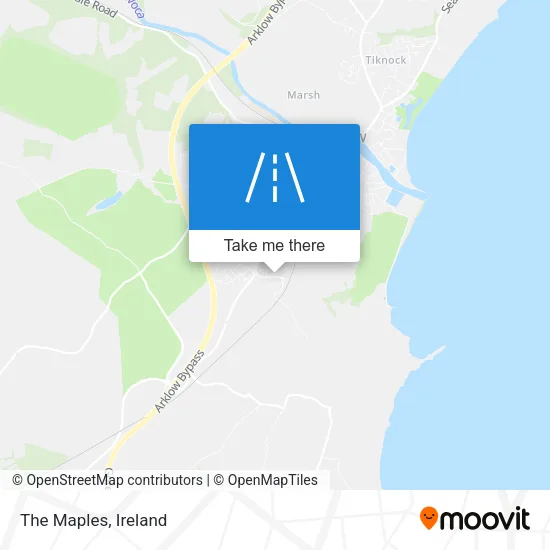 The Maples map