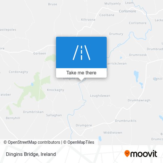 Dingins Bridge map