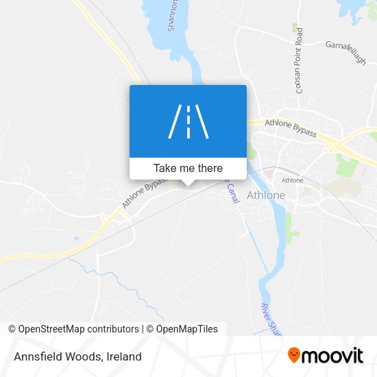 Annsfield Woods map