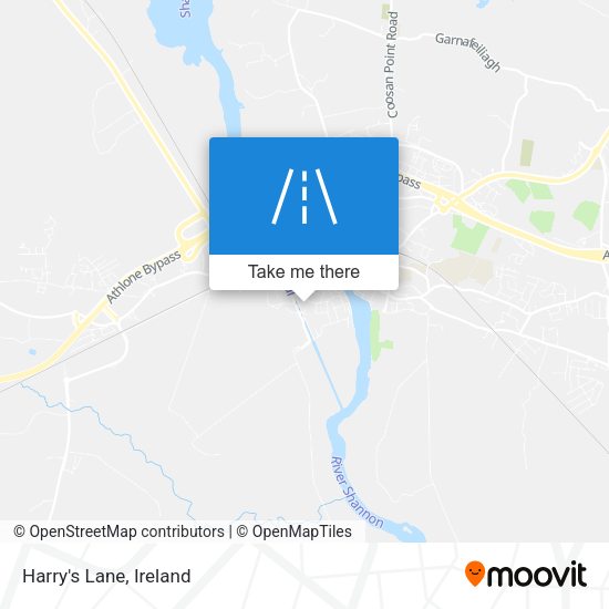 Harry's Lane map