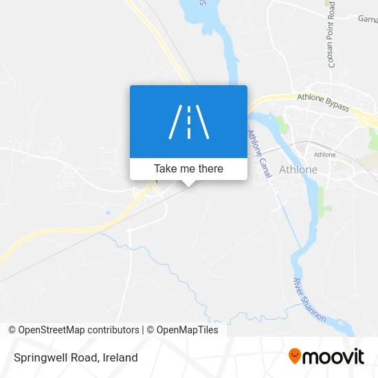 Springwell Road map