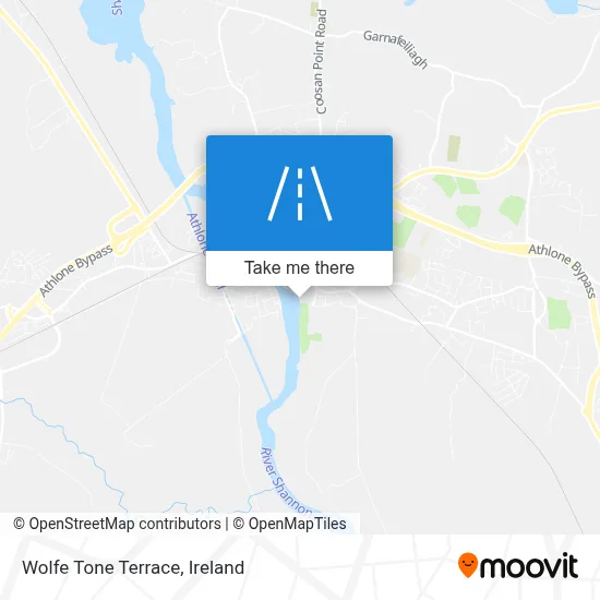 Wolfe Tone Terrace map