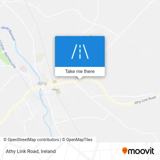 Athy Link Road map