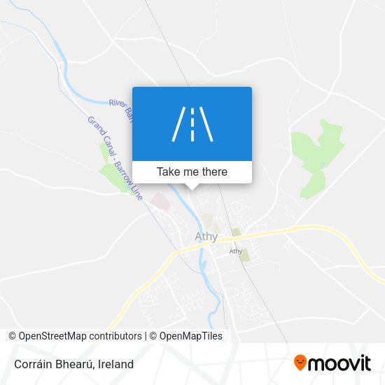 Corráin Bhearú map