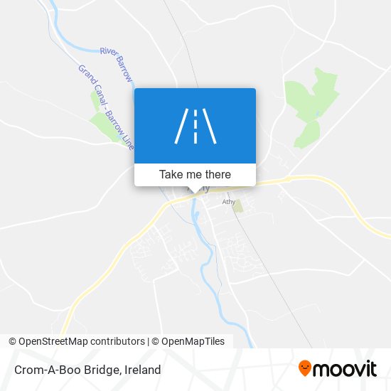Crom-A-Boo Bridge map