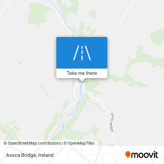 Avoca Bridge map