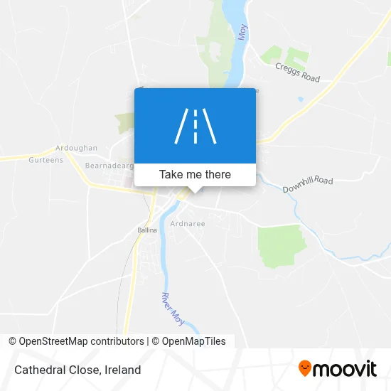 Cathedral Close map