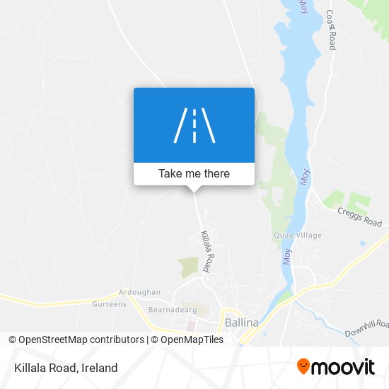 Killala Road map