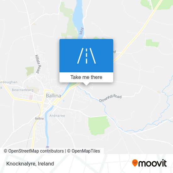 Knocknalyre map