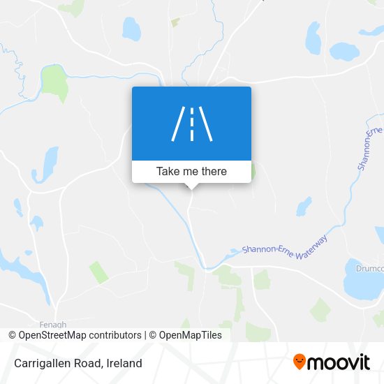 Carrigallen Road map