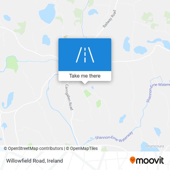 Willowfield Road map