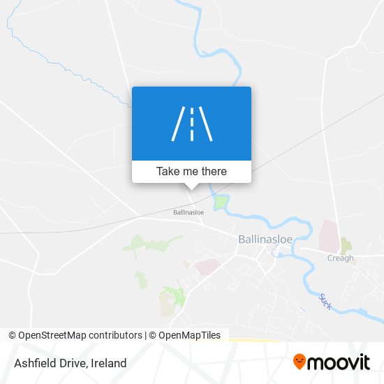 Ashfield Drive map
