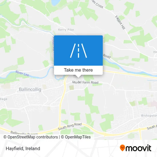 Hayfield map