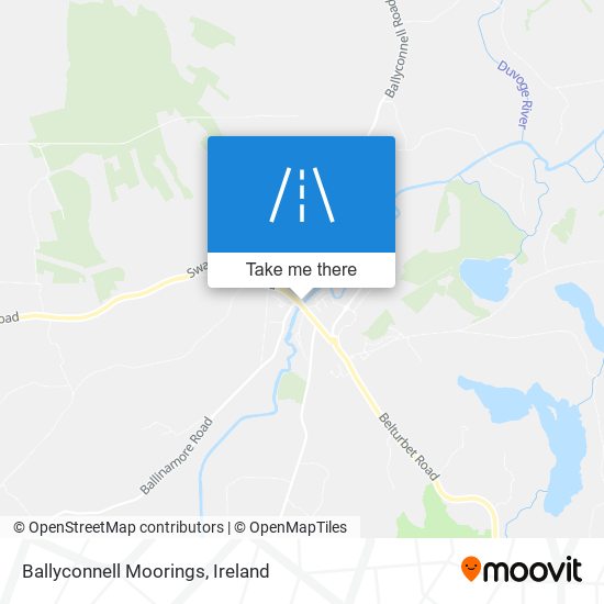 Ballyconnell Moorings map