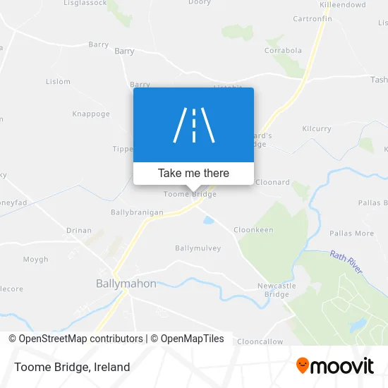 Toome Bridge map