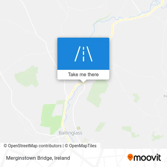 Merginstown Bridge map