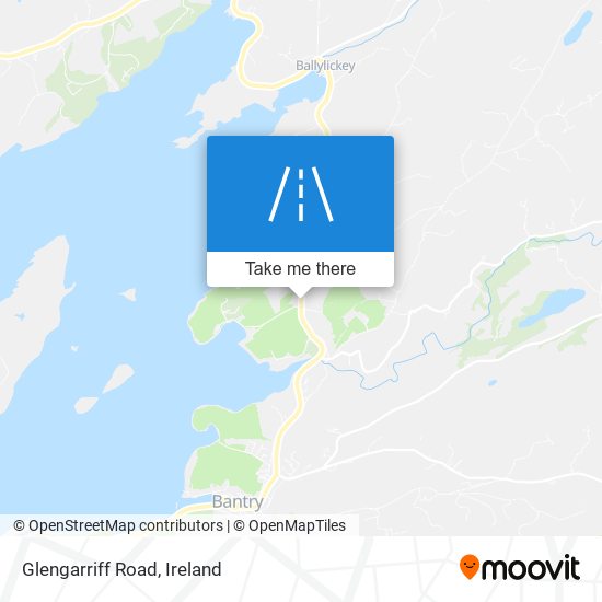 Glengarriff Road map