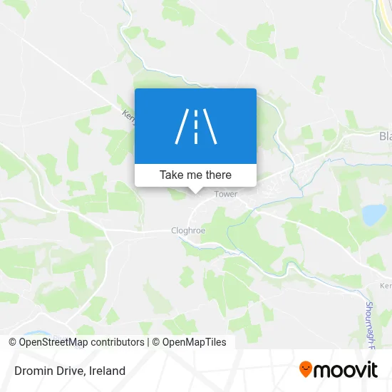 Dromin Drive map