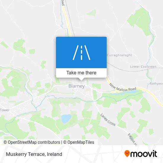 Muskerry Terrace map