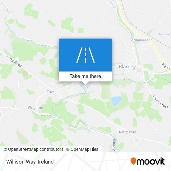 Willison Way map