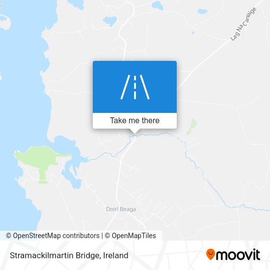 Stramackilmartin Bridge map