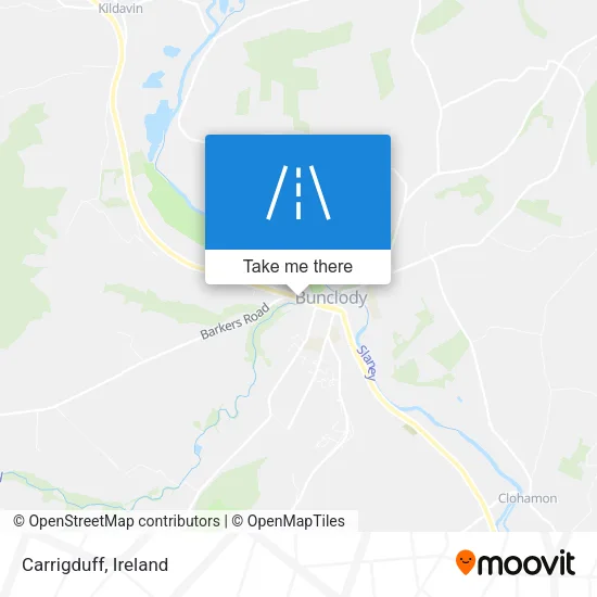 Carrigduff map