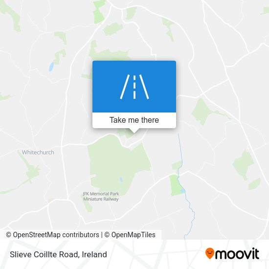 Slieve Coillte Road map