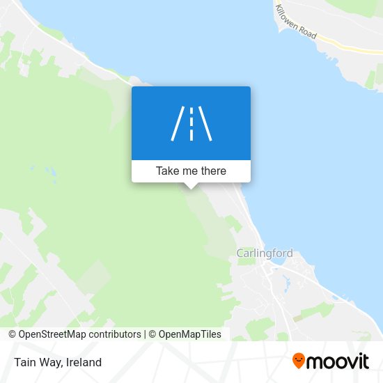 Tain Way map