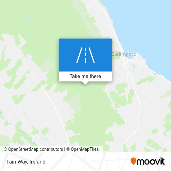 Tain Way map