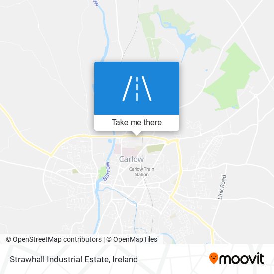 Strawhall Industrial Estate map