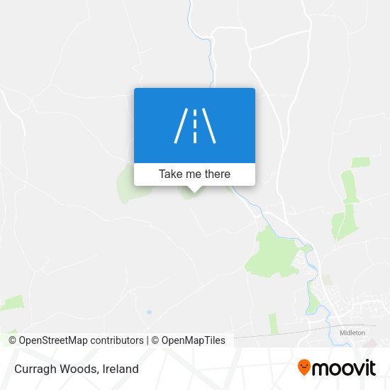 Curragh Woods map