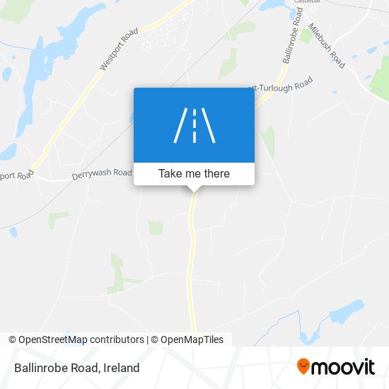 Ballinrobe Road map