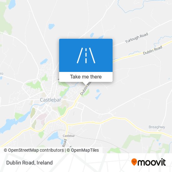 Dublin Road map