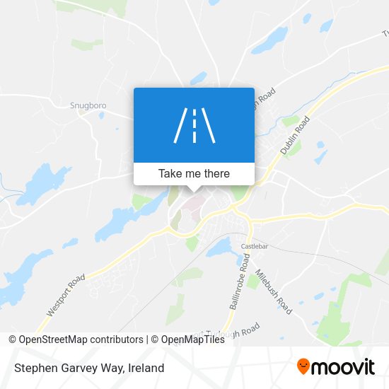 Stephen Garvey Way map