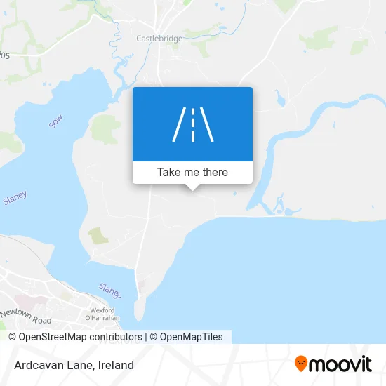 Ardcavan Lane map