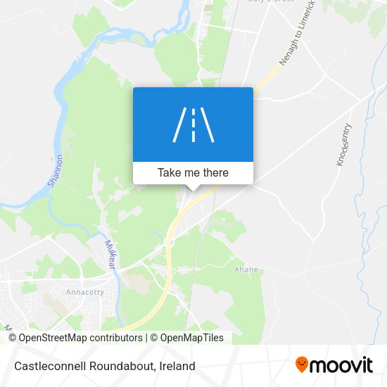 Castleconnell Roundabout map