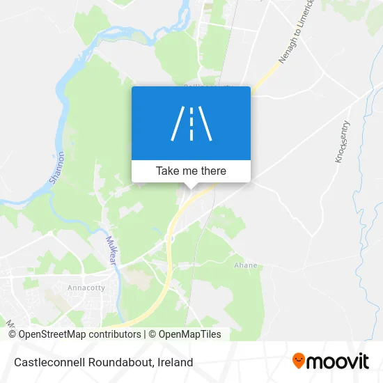 Castleconnell Roundabout map