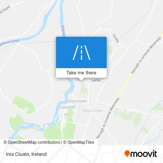 Inis Cluain map