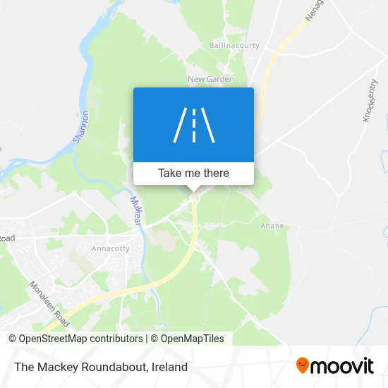 The Mackey Roundabout map