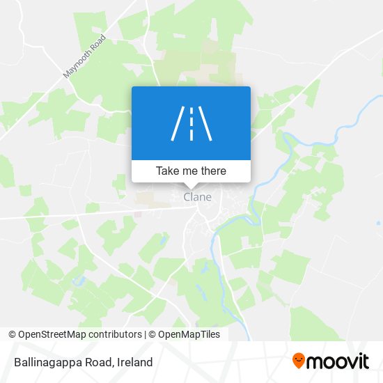 Ballinagappa Road map