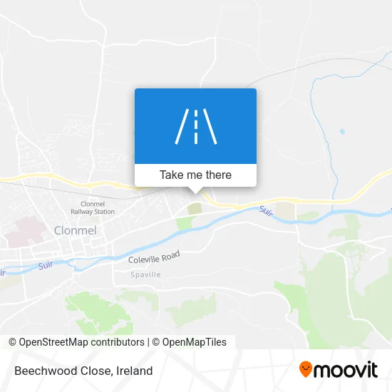 Beechwood Close map
