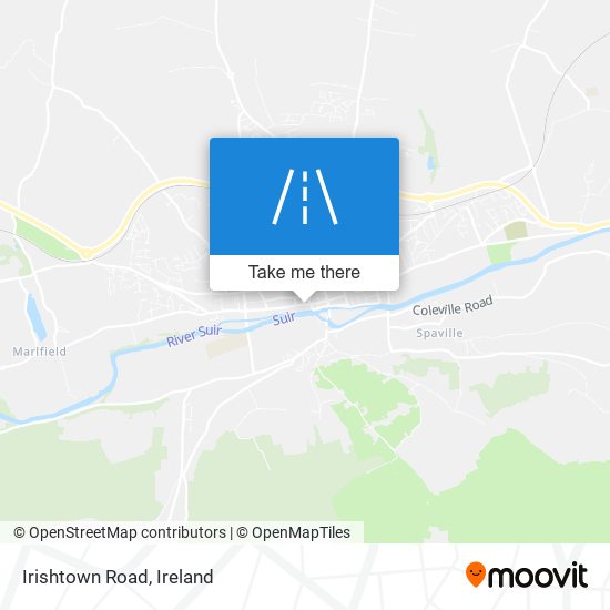 Irishtown Road map