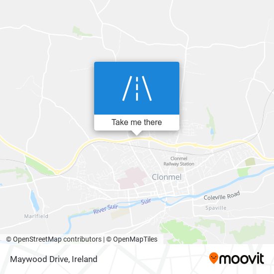 Maywood Drive map