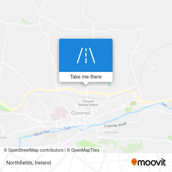 Northfields map