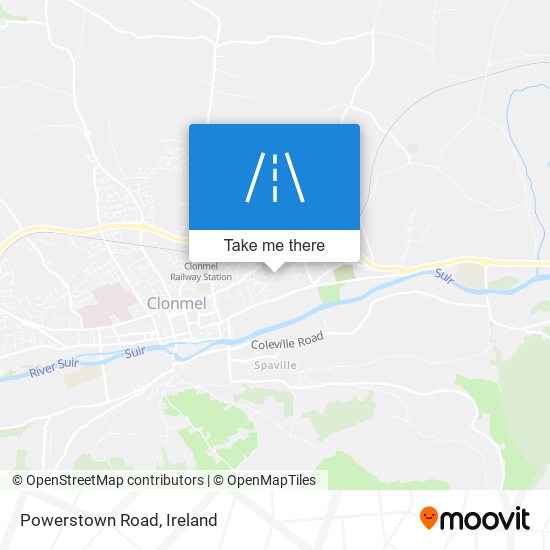 Powerstown Road map