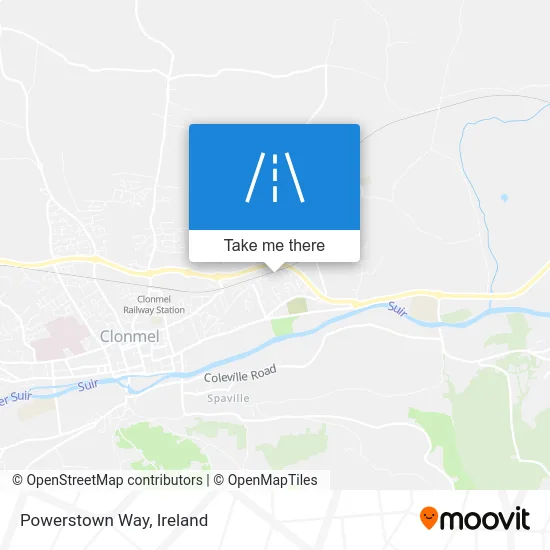 Powerstown Way map