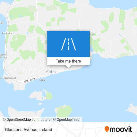 Glassons Avenue map