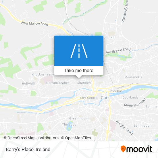 Barry's Place map