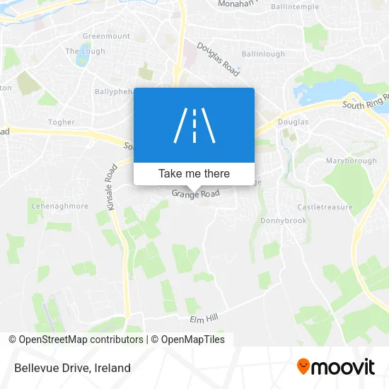 Bellevue Drive map