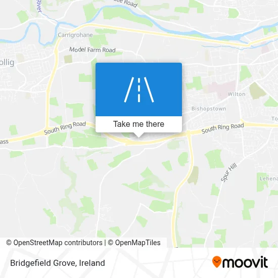 Bridgefield Grove map